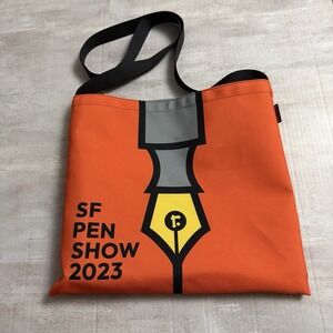 Rickshaw x San Francisco Pen Show 2023 Crossbody Shoulder Tote‎ Bag Fountain Pen